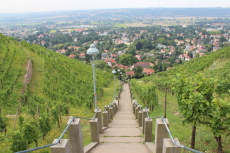 Spitzhaustreppe mit Talblick, Radebeul