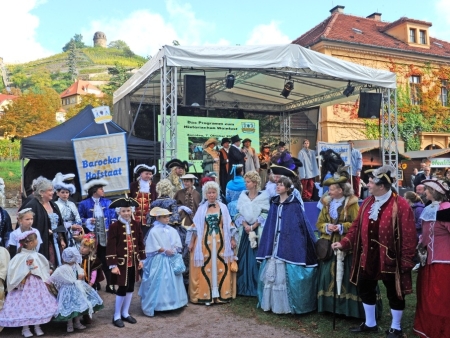 Die Hoheiten zum Churfürtslichen Weinbergsfest in der Hoflößnitz