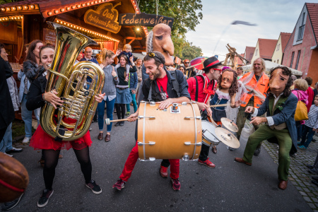 Herbst- und Weinfest Radebeul - Einzug der Künstler zur Eröffnung