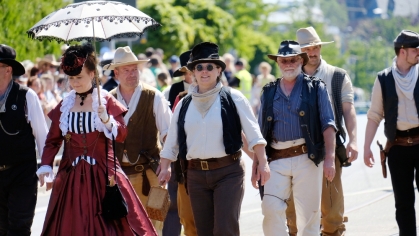 Die Outlaws zur Sternreiterparade