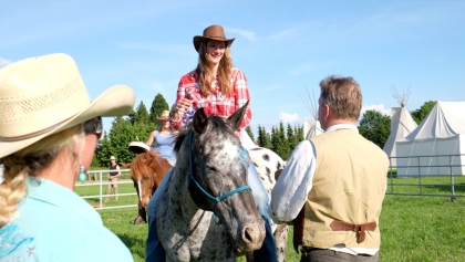 Preisverleihung des Westernreitturniers