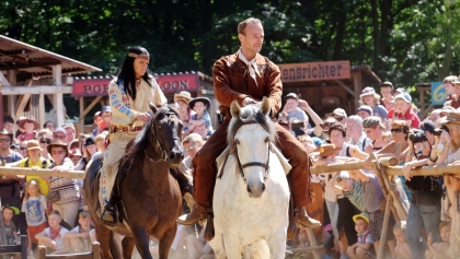 Winnetou 1 der Landesbühnen Sachsen in der Westernstadt